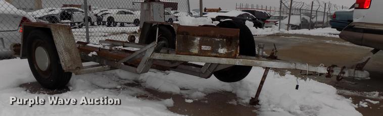 image for item DZ9621 Shop built motorcycle trailer