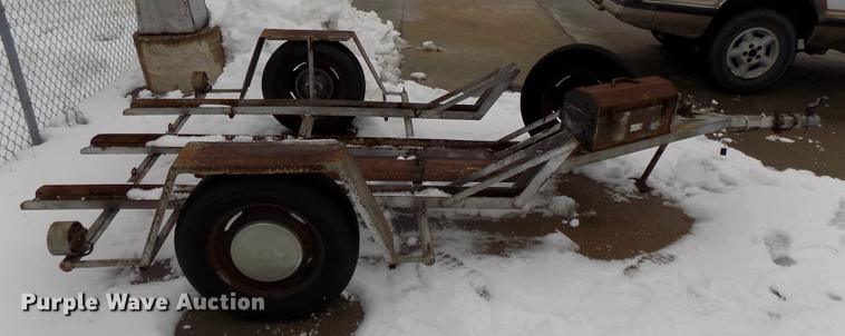 image for item DZ9621 Shop built motorcycle trailer