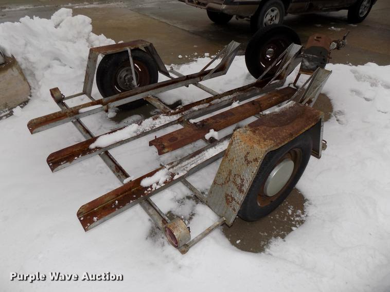 image for item DZ9621 Shop built motorcycle trailer