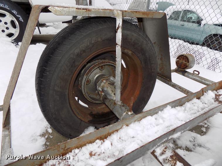 image for item DZ9621 Shop built motorcycle trailer