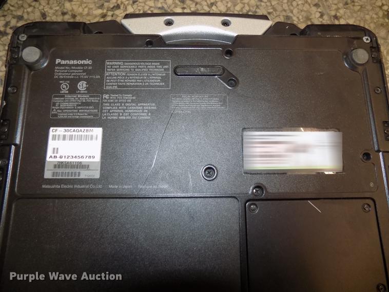 image for item DZ9630 (7) Panasonic Toughbook  laptop computers