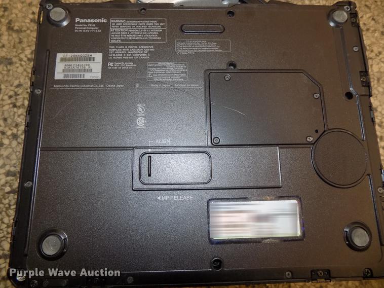 image for item DZ9630 (7) Panasonic Toughbook  laptop computers