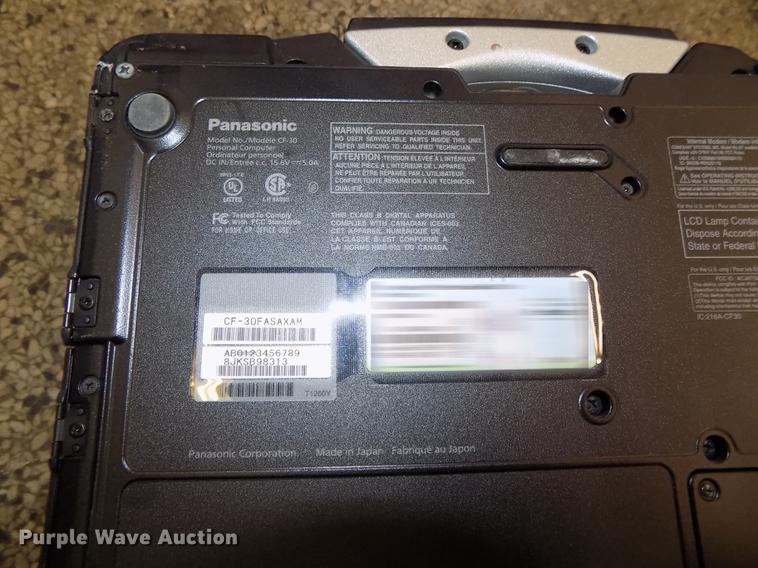 image for item DZ9630 (7) Panasonic Toughbook  laptop computers