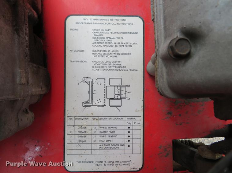 image for item EV9565 Gravely Pro 150 lawn mower