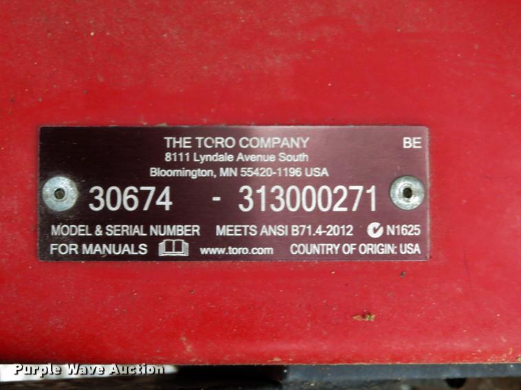 image for item EV9566 Toro 30674 lawn mower