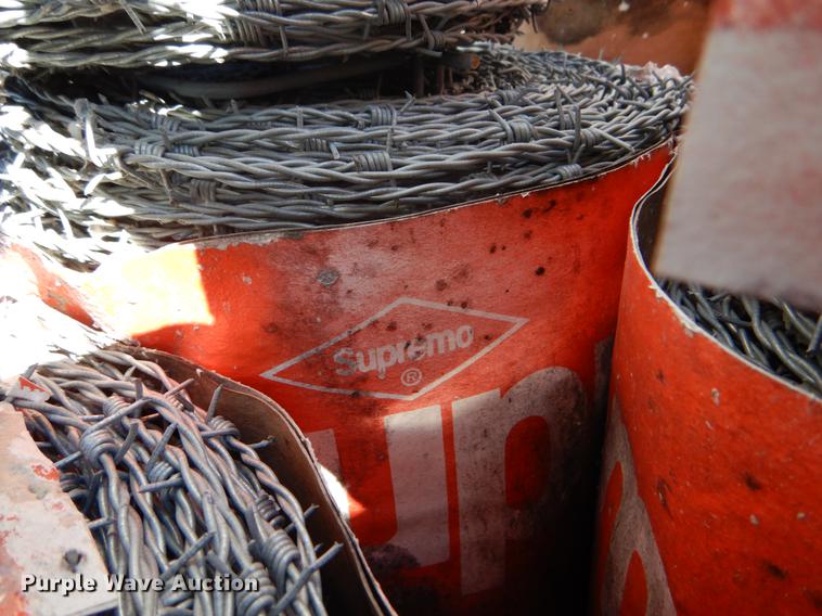 image for item FH9013 (48) rolls of Supremo barbed wire