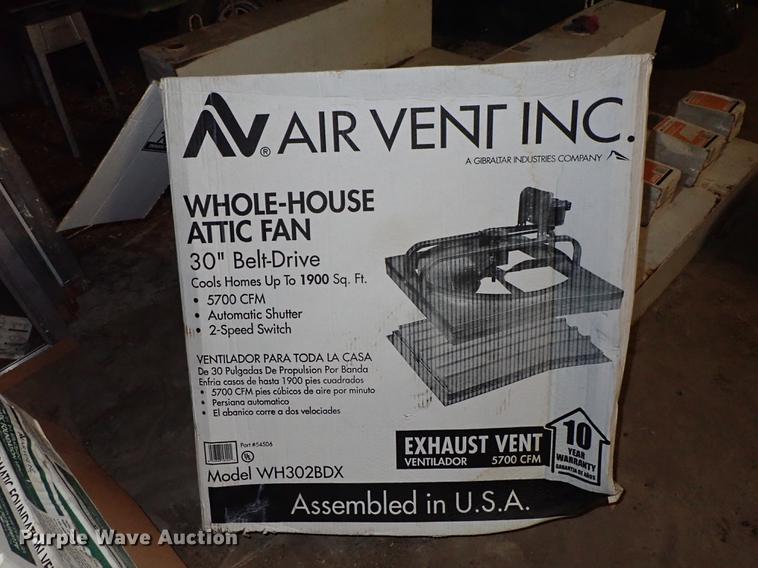 image for item FH9647 Fans, storm windows, and ventilation