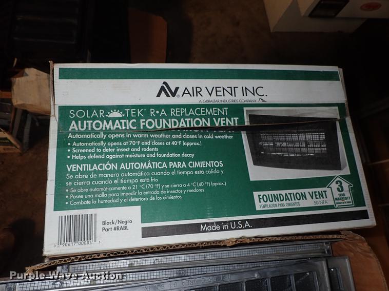 image for item FH9647 Fans, storm windows, and ventilation