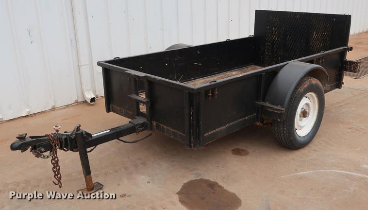 image for item FI9758 Shop built tilt deck equipment trailer