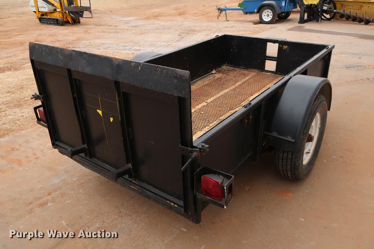 image for item FI9758 Shop built tilt deck equipment trailer