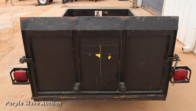 image for item FI9758 Shop built tilt deck equipment trailer