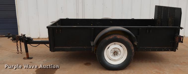 image for item FI9758 Shop built tilt deck equipment trailer