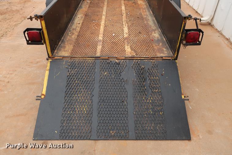 image for item FI9758 Shop built tilt deck equipment trailer