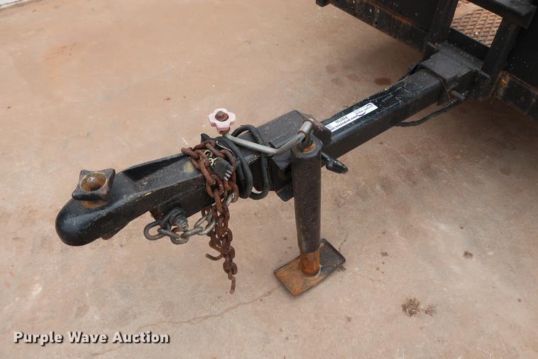 image for item FI9758 Shop built tilt deck equipment trailer