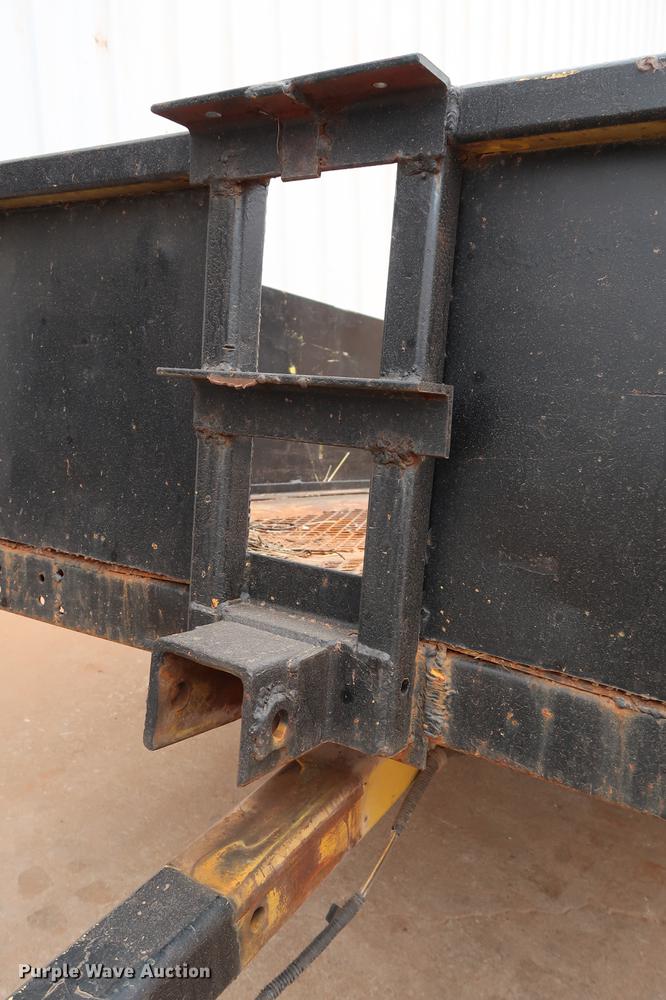 image for item FI9758 Shop built tilt deck equipment trailer