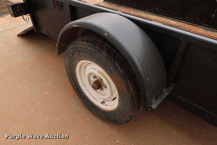image for item FI9758 Shop built tilt deck equipment trailer