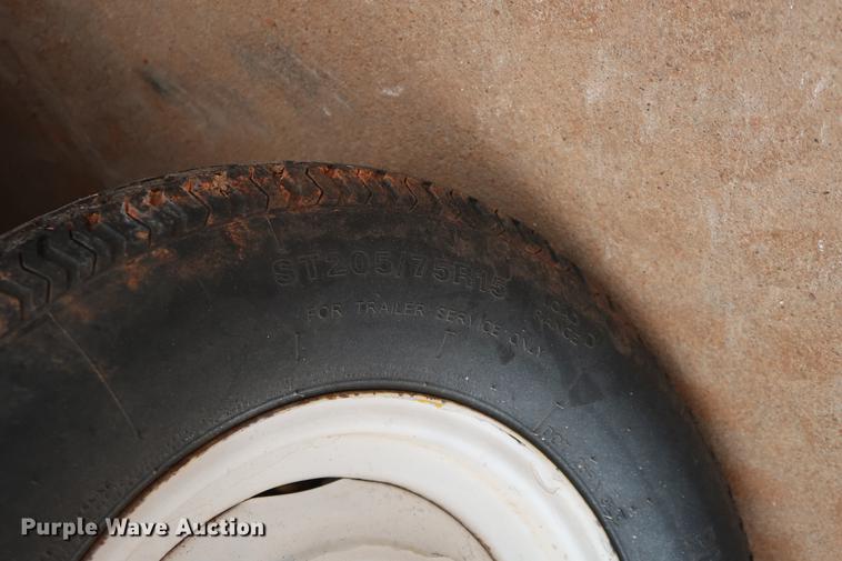 image for item FI9758 Shop built tilt deck equipment trailer