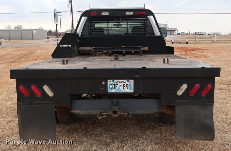 image for item FI9759 2009 Dodge Ram 3500HD Big Horn Edition Quad Cab flatbed pickup truck