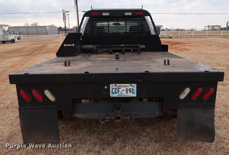 image for item FI9759 2009 Dodge Ram 3500HD Big Horn Edition Quad Cab flatbed pickup truck