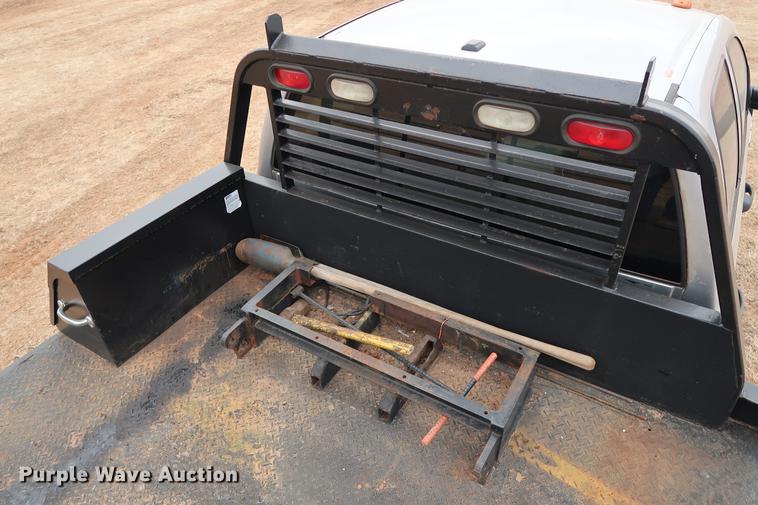 image for item FI9759 2009 Dodge Ram 3500HD Big Horn Edition Quad Cab flatbed pickup truck