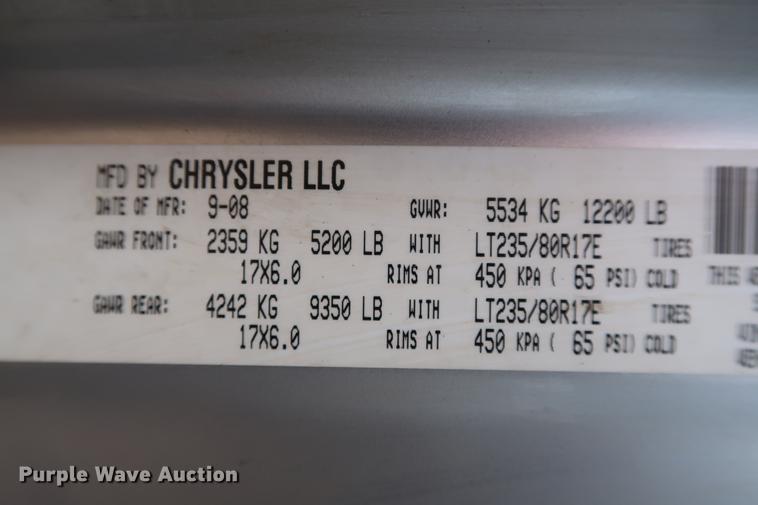 image for item FI9759 2009 Dodge Ram 3500HD Big Horn Edition Quad Cab flatbed pickup truck