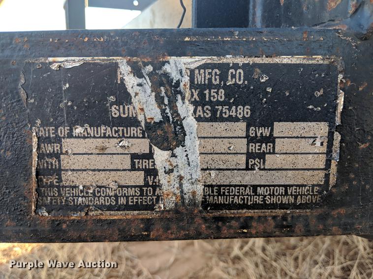 image for item FI9767 1995 PJ equipment trailer