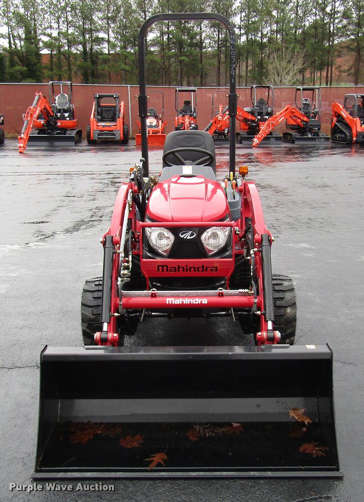 image for item FJ9612 2017 Mahindra eMax 22S MFWD tractor