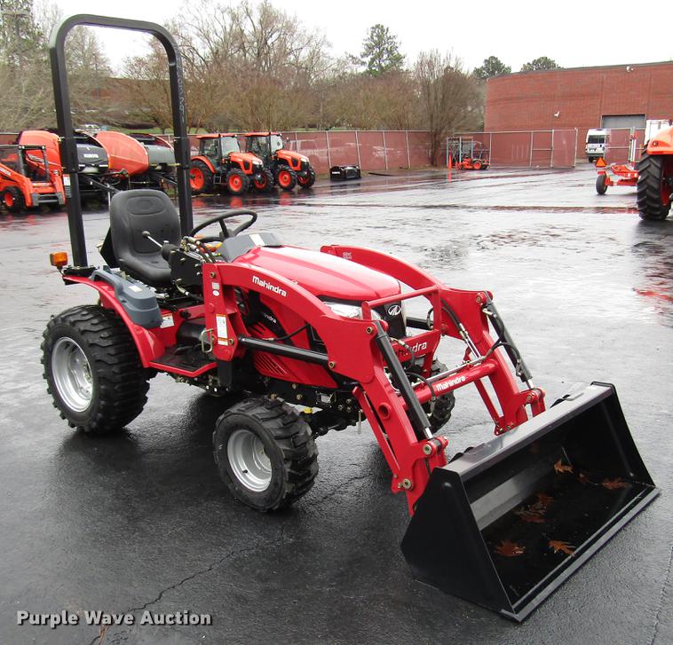 image for item FJ9612 2017 Mahindra eMax 22S MFWD tractor