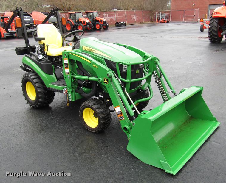 image for item FJ9614 2018 John Deere 1025R MFWD tractor