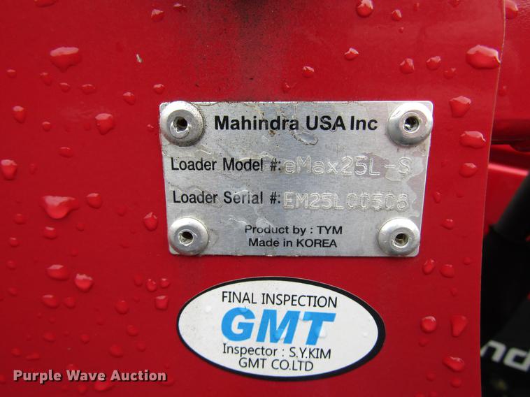 image for item FJ9615 Mahindra eMax 22S MFWD tractor