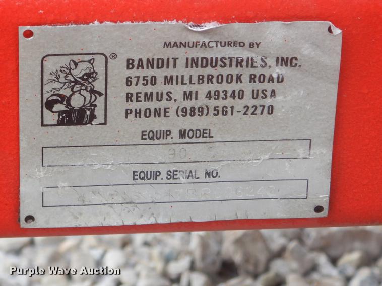 image for item FQ9544 2011 Bandit 90XP wood chipper