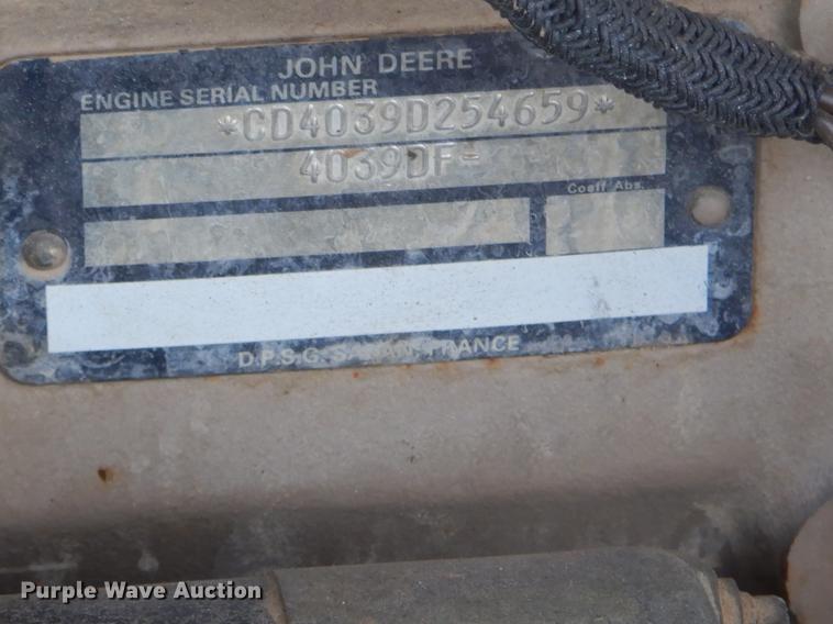 image for item FQ9555 1996 Ingersoll Rand P185 air compressor