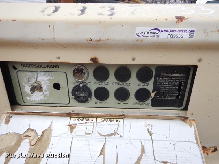 image for item FQ9555 1996 Ingersoll Rand P185 air compressor