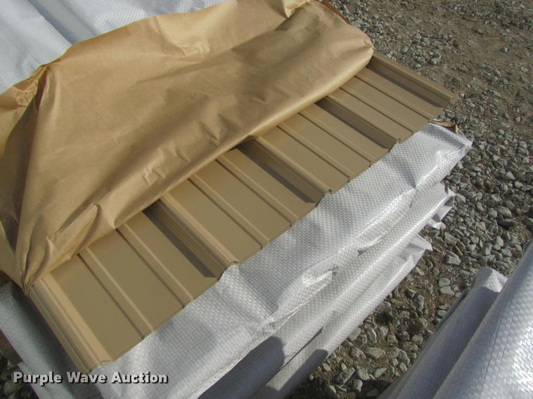 image for item G1608 (30) sheets of metal siding/roofing