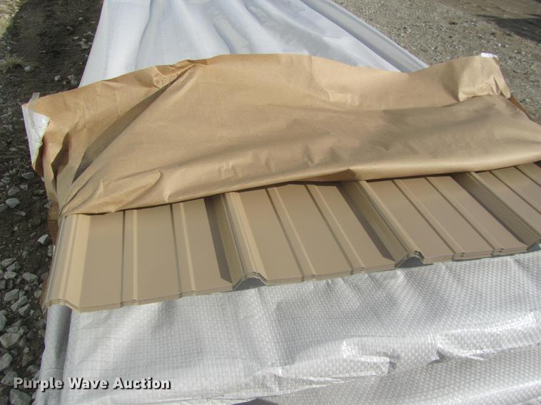 image for item G1609 (30) sheets of metal siding/roofing