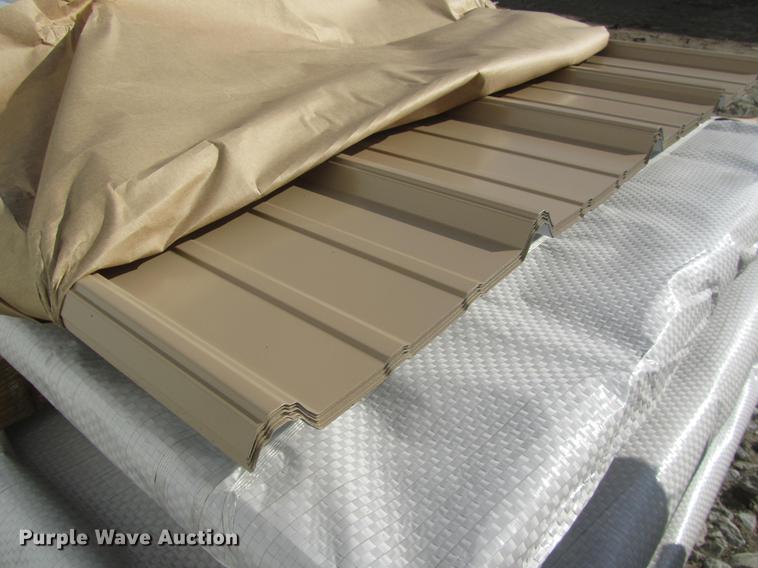 image for item G1609 (30) sheets of metal siding/roofing