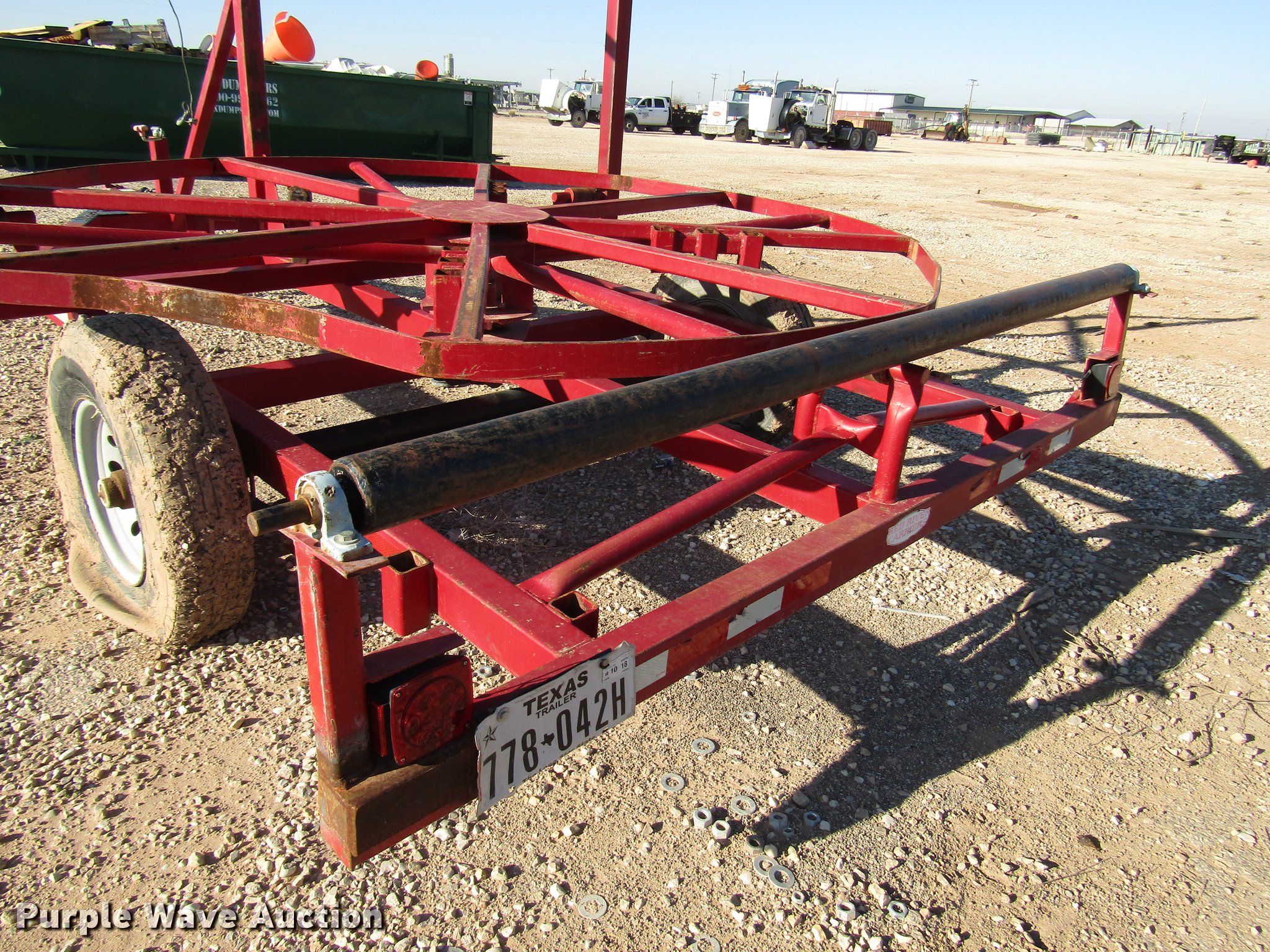 2014 Poly Spool pipe trailer in Carlsbad, NM Item DB6931 sold