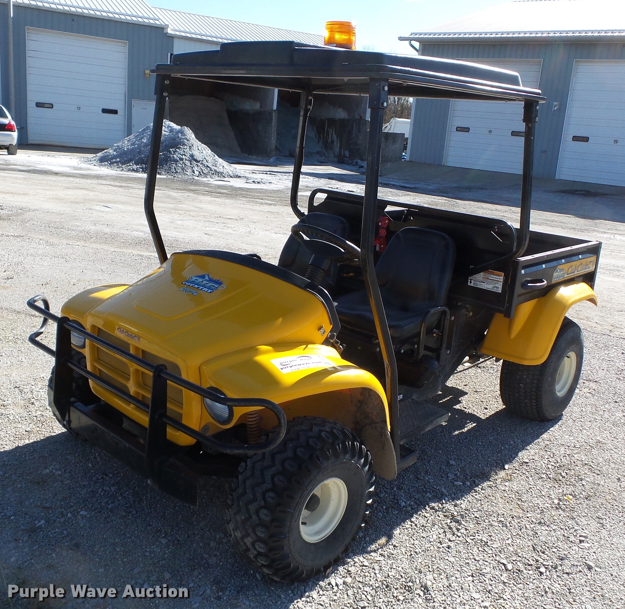 2003 Cub Cadet Big Country utility vehicle in Perryville, MO Item DD2368 sold Purple Wave