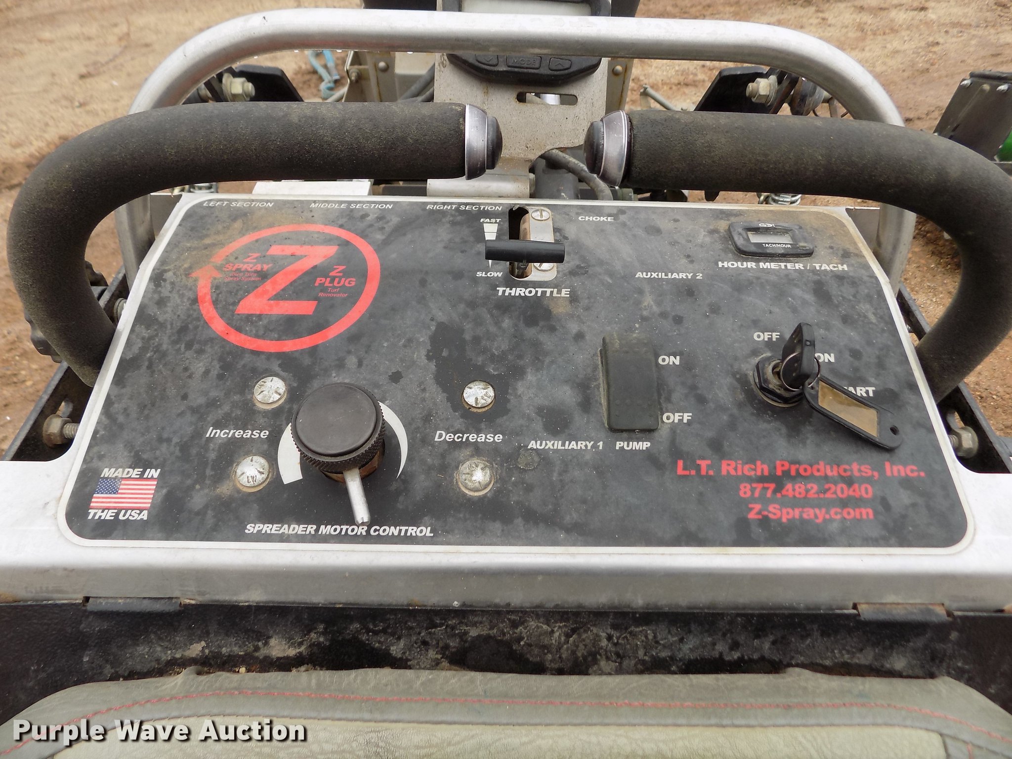 LT Rich Products ZPlugger ZTR aerator in Liberal, KS Item DF2933