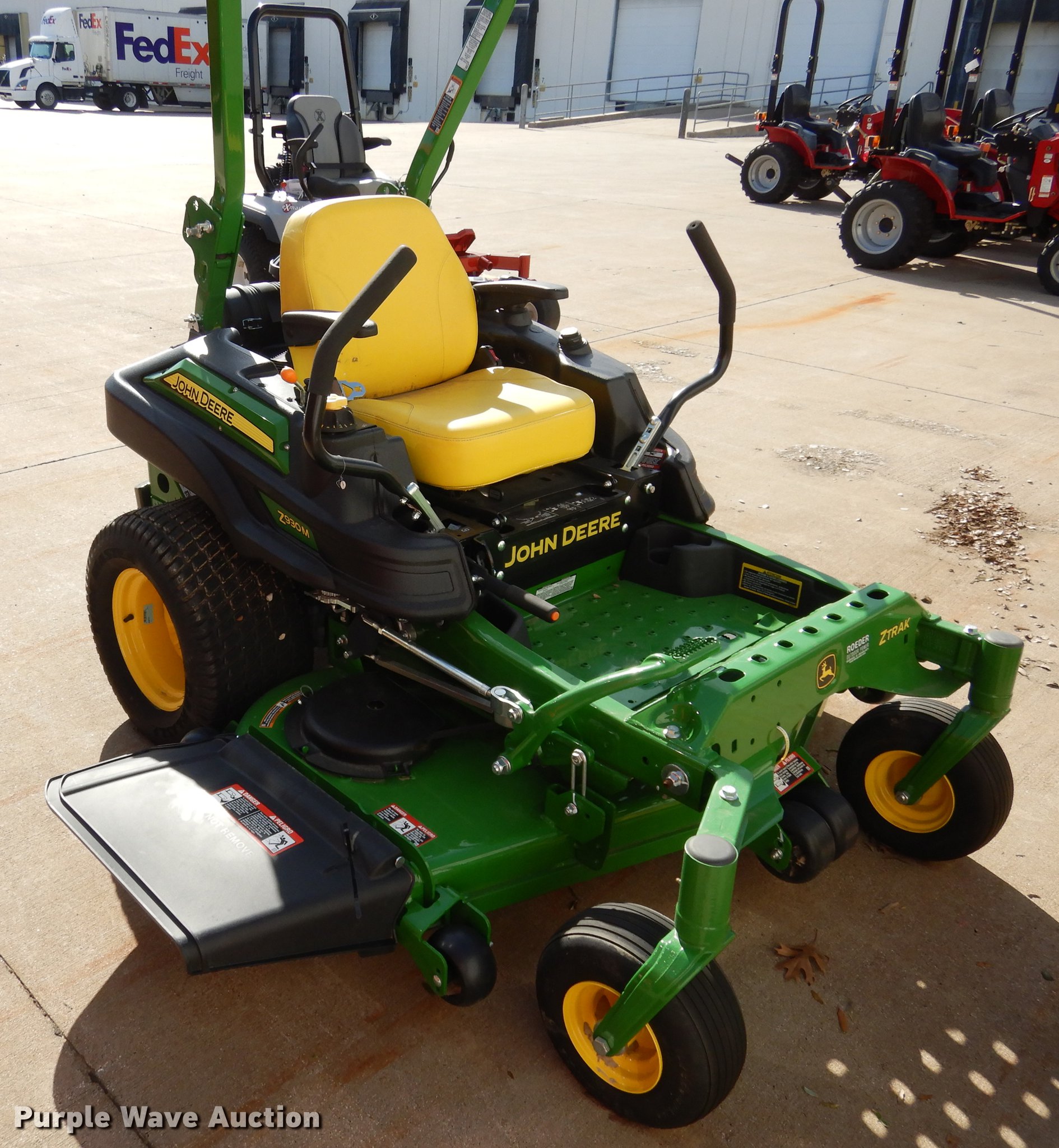 John Deere Z930M ZTR lawn mower in Fort Worth, TX Item DK9824 sold Purple Wave