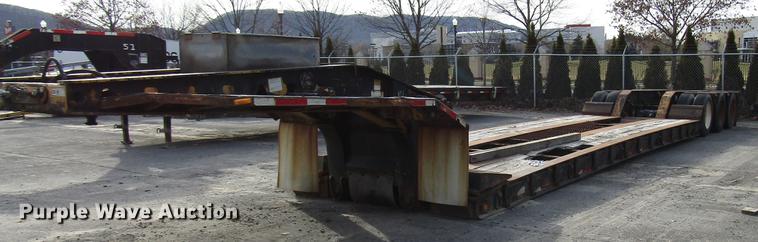 image for item DB6950 2006 Trail King lowboy equipment trailer