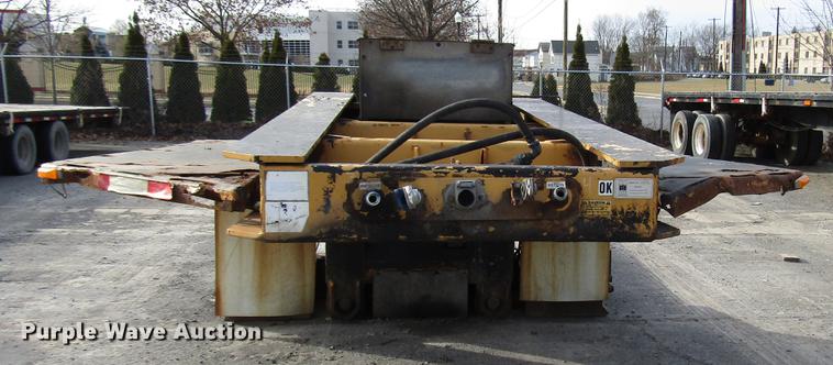 image for item DB6950 2006 Trail King lowboy equipment trailer