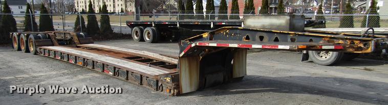 image for item DB6950 2006 Trail King lowboy equipment trailer