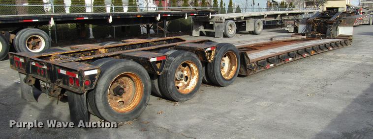 image for item DB6950 2006 Trail King lowboy equipment trailer
