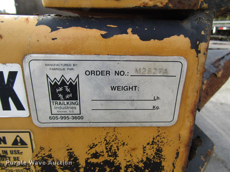 image for item DB6950 2006 Trail King lowboy equipment trailer