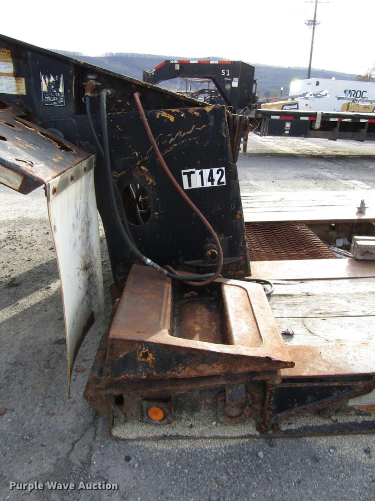 image for item DB6950 2006 Trail King lowboy equipment trailer