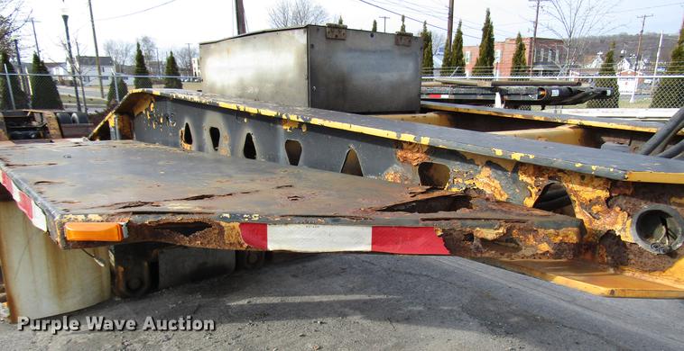 image for item DB6950 2006 Trail King lowboy equipment trailer
