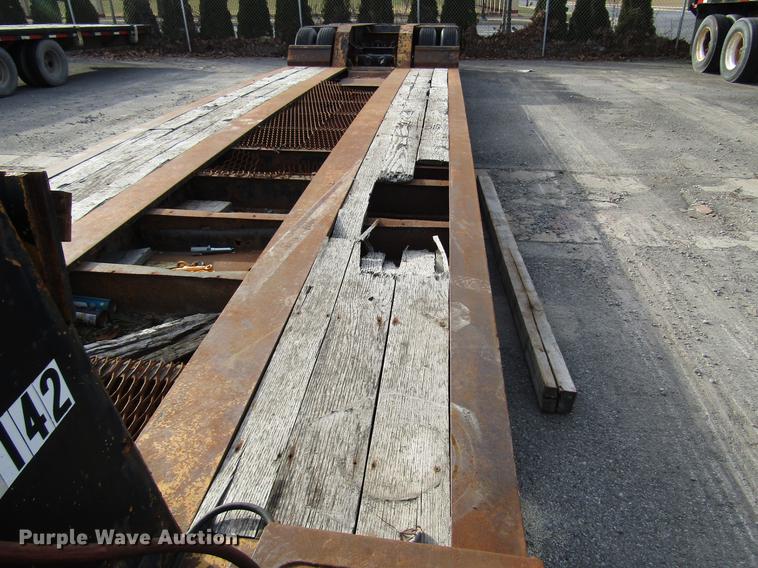 image for item DB6950 2006 Trail King lowboy equipment trailer