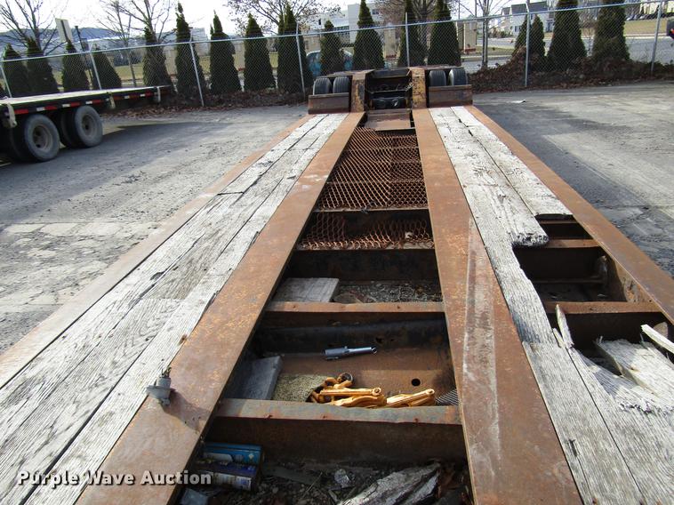 image for item DB6950 2006 Trail King lowboy equipment trailer