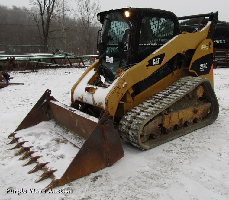 image for item DB6987 2010 Caterpillar 289C skid steer